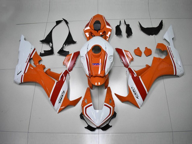 Cheap 2017-2020 Orange White HRC Honda CBR1000RR Motorbike Fairing Canada