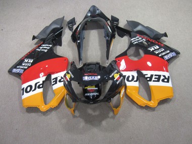 Cheap 1999-2000 Red Black Repsol Honda CBR600 F4 Moto Fairings Canada