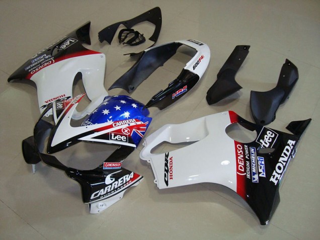 Cheap 2004-2007 White Blue DENSO HRC Carrera Honda CBR600 F4i Bike Fairing Canada Cheap 2004-2007 White Blue DENSO HRC Carrera Honda CBR600 F4i Bike Fairing Canada