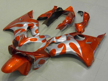 Cheap 2004-2007 Orange Silver Honda CBR600 F4i Motor Bike Fairings Canada