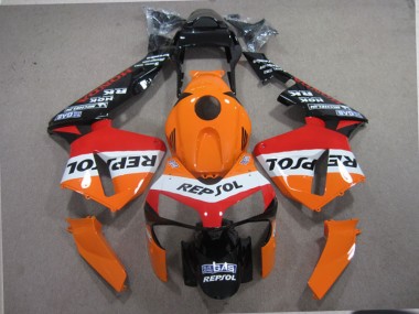 Cheap 2003-2004 Orange Black Repsol Honda CBR600RR Motorcylce Fairings Canada
