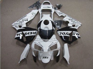Cheap 2003-2004 White Black Repsol Honda CBR600RR Motorbike Fairing Canada
