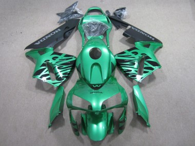 Cheap 2003-2004 Green Black Honda CBR600RR Motor Bike Fairings Canada