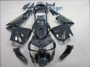 Cheap 2003-2004 Black Gold Decal Honda CBR600RR Replacement Motorcycle Fairings Canada