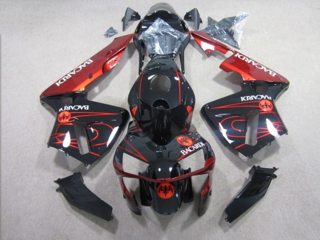 Cheap 2003-2004 Black Red RACARDI Honda CBR600RR Bike Fairing Kit Canada Cheap 2003-2004 Black Red RACARDI Honda CBR600RR Bike Fairing Kit Canada