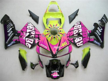 Cheap 2003-2004 Valentino Rossi Honda CBR600RR Motorbike Fairing Kits Canada