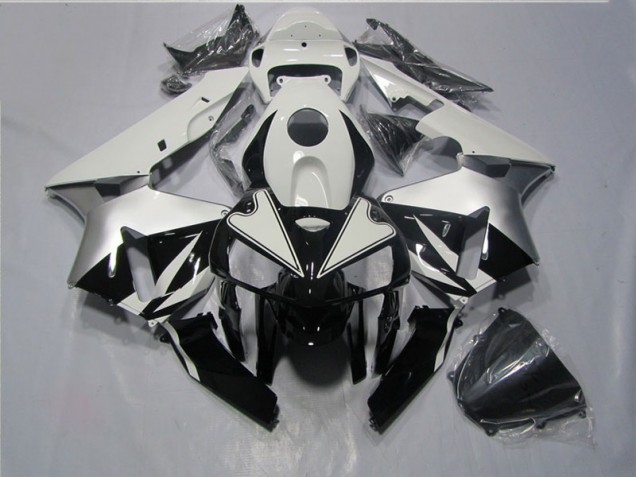 Cheap 2005-2006 Black White Honda CBR600RR Motorcycle Fairings Canada