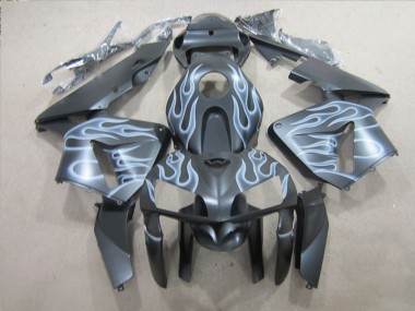 Cheap 2005-2006 Black Silver Flame Honda CBR600RR Replacement Motorcycle Fairings Canada