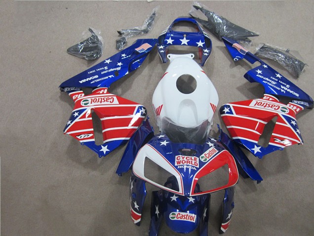 Cheap 2005-2006 Cycle World Castrol Honda CBR600RR Motorcycle Bodywork Canada Cheap 2005-2006 Cycle World Castrol Honda CBR600RR Motorcycle Bodywork Canada