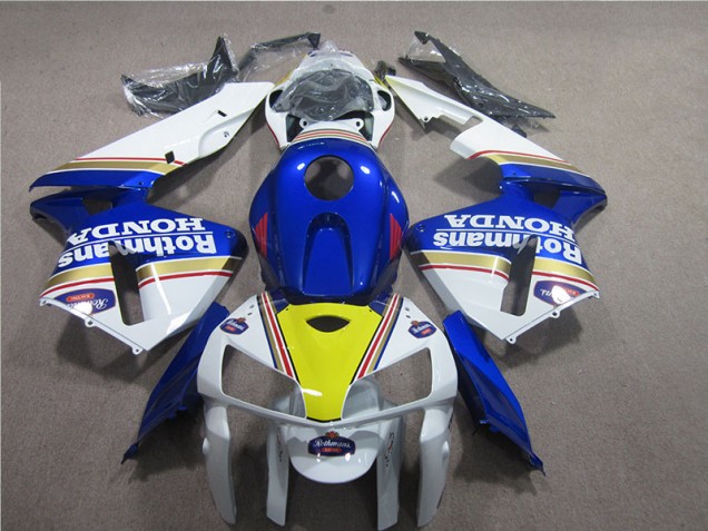 Cheap 2005-2006 Blue White Rothmans Honda CBR600RR Moto Fairings Canada Cheap 2005-2006 Blue White Rothmans Honda CBR600RR Moto Fairings Canada