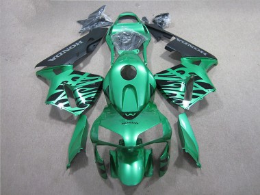 Cheap 2005-2006 Green Black Honda CBR600RR Motorcycle Fairings Kit Canada