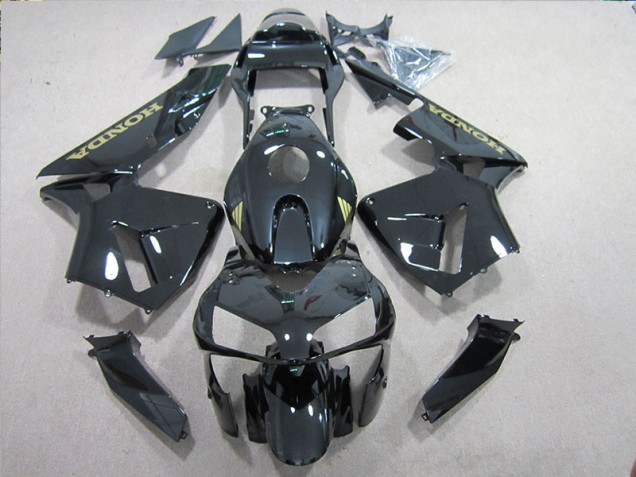 Cheap 2005-2006 Black Gold Decal Honda CBR600RR Motorbike Fairings Canada Cheap 2005-2006 Black Gold Decal Honda CBR600RR Motorbike Fairings Canada