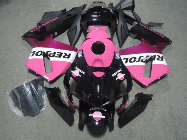 Cheap 2005-2006 Pink Black Repsol Honda CBR600RR Bike Fairings Canada Cheap 2005-2006 Pink Black Repsol Honda CBR600RR Bike Fairings Canada