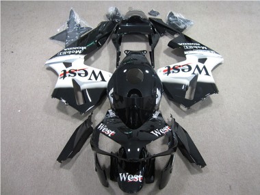 Cheap 2005-2006 Black White West Honda CBR600RR Bike Fairing Canada