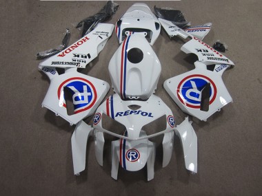 Cheap 2005-2006 White Blue Repsol Honda CBR600RR Bike Fairing Kit Canada
