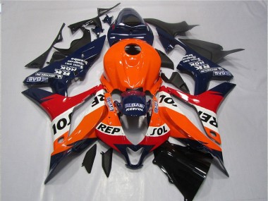 Cheap 2007-2008 Orange Blue Black Repsol Honda CBR600RR Motorcycle Fairings Canada