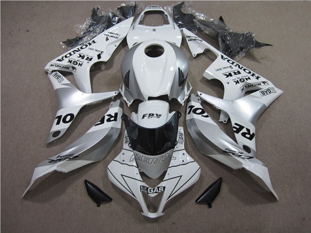 Cheap 2007-2008 Silver Repsol Honda CBR600RR Bike Fairings Canada Cheap 2007-2008 Silver Repsol Honda CBR600RR Bike Fairings Canada