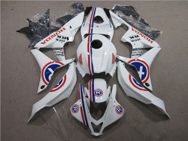 Cheap 2007-2008 White R Honda CBR600RR Motorcycle Fairings Kits Canada