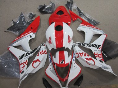 Cheap 2007-2008 Red White Honda CBR600RR Motor Fairings Canada