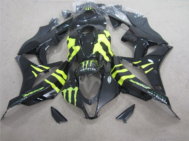 Cheap 2007-2008 Black Green Monster Honda CBR600RR Motorcycle Fairing Kit Canada Cheap 2007-2008 Black Green Monster Honda CBR600RR Motorcycle Fairing Kit Canada