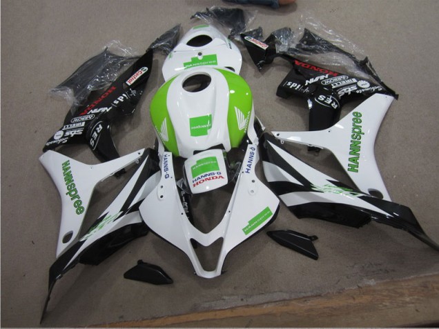 Cheap 2007-2008 White Green Hannspree Honda CBR600RR Bike Fairings Canada Cheap 2007-2008 White Green Hannspree Honda CBR600RR Bike Fairings Canada