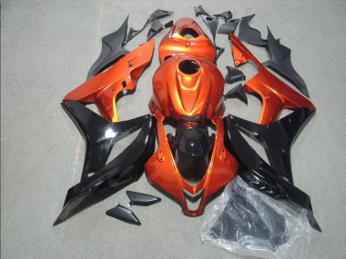Cheap 2007-2008 Orange Black Honda CBR600RR Motorbike Fairing Canada