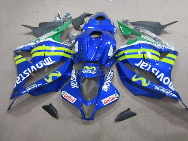 Cheap 2009-2012 Blue White Movistar Honda CBR600RR Bike Fairings Canada Cheap 2009-2012 Blue White Movistar Honda CBR600RR Bike Fairings Canada