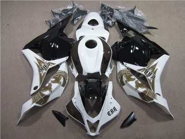 Cheap 2009-2012 Black White Honda CBR600RR Bike Fairing Kit Canada