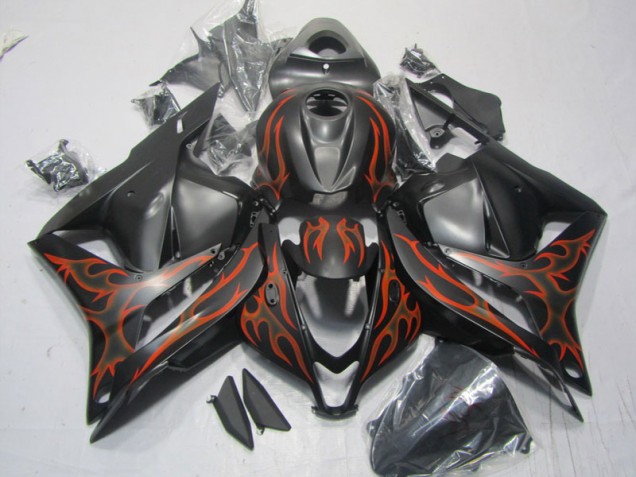 Cheap 2009-2012 Black Red Flame Honda CBR600RR Motorcycle Replacement Fairings Canada Cheap 2009-2012 Black Red Flame Honda CBR600RR Motorcycle Replacement Fairings Canada