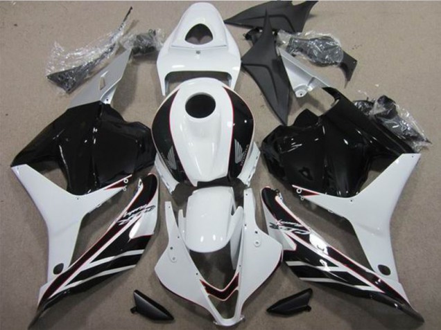 Cheap 2009-2012 White Black Honda CBR600RR Motorcycle Fairings Kit Canada Cheap 2009-2012 White Black Honda CBR600RR Motorcycle Fairings Kit Canada