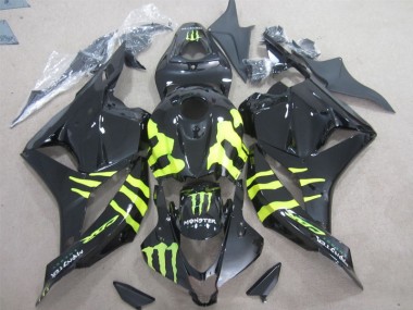 Cheap 2009-2012 Black Green Monster Honda CBR600RR Motorcycle Fairing Canada