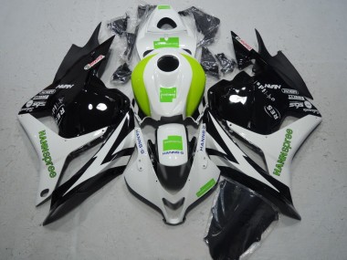 Cheap 2009-2012 Black White Green Hannspree Honda CBR600RR Moto Fairings Canada