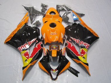 Cheap 2009-2012 Black Orange Red Bull Honda CBR600RR Bike Fairing Canada