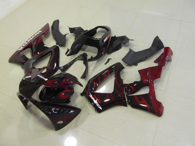 Cheap 2000-2001 Black Red Flame Honda CBR900RR 929 Motorcylce Fairings Canada Cheap 2000-2001 Black Red Flame Honda CBR900RR 929 Motorcylce Fairings Canada