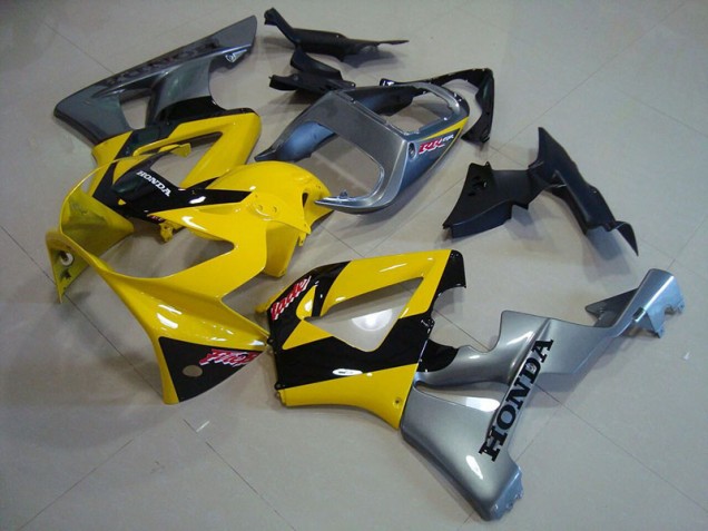 Cheap 2000-2001 Yellow Silver Honda CBR900RR 929 Motorcycle Fairing Canada