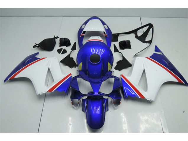 Cheap 2002-2013 Blue White Honda VFR800 Motorcycle Fairings Kit Canada