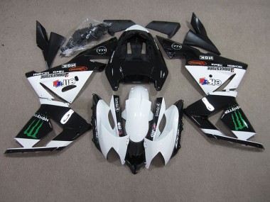 Cheap 2003-2005 Black White Monster Kawasaki ZX10R Motorbike Fairing Canada