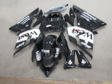 Cheap 2003-2005 Black West Ninja Kawasaki ZX10R Motorbike Fairing Kits Canada