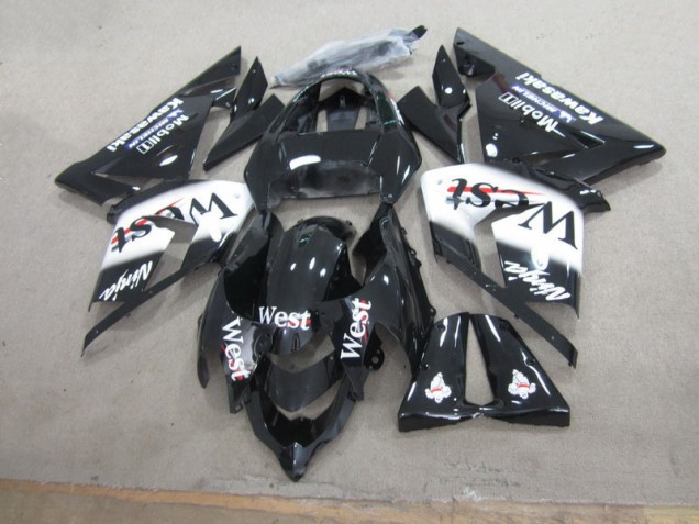 Cheap 2003-2005 Black West Ninja Kawasaki ZX10R Motorbike Fairing Kits Canada Cheap 2003-2005 Black West Ninja Kawasaki ZX10R Motorbike Fairing Kits Canada