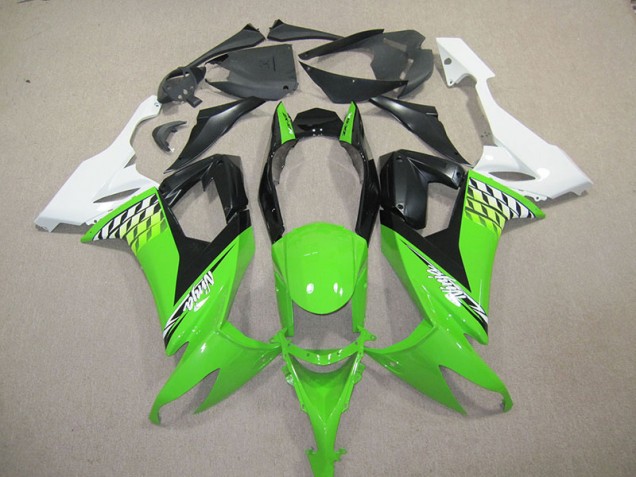 Cheap 2008-2010 Black Green Ninja Kawasaki ZX10R Bike Fairings Canada