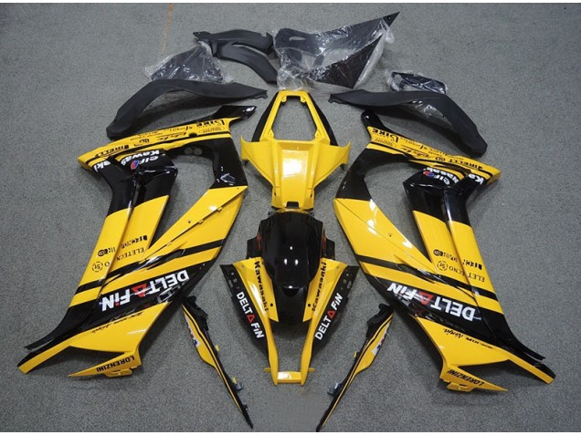 Cheap 2011-2015 Yellow Black Delt Fin Kawasaki ZX10R Motorcycle Bodywork Canada Cheap 2011-2015 Yellow Black Delt Fin Kawasaki ZX10R Motorcycle Bodywork Canada