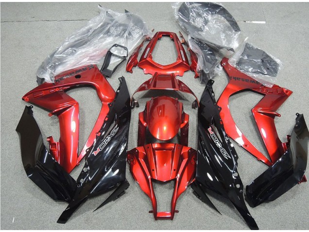 Cheap 2011-2015 Black Red Kawasaki ZX10R Moto Fairings Canada Cheap 2011-2015 Black Red Kawasaki ZX10R Moto Fairings Canada