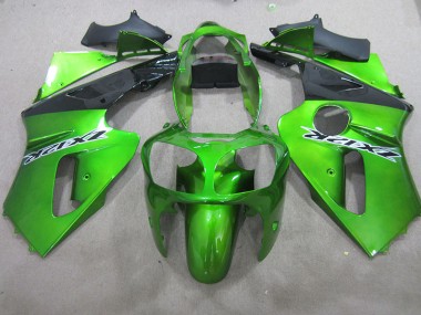 Cheap 2000-2001 Green Kawasaki ZX12R Motorbike Fairings Canada