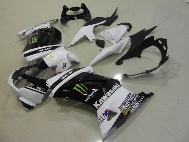 Cheap 2008-2012 Black White Monster Kawasaki ZX250R Motorcycle Fairings & Bodywork Canada Cheap 2008-2012 Black White Monster Kawasaki ZX250R Motorcycle Fairings & Bodywork Canada