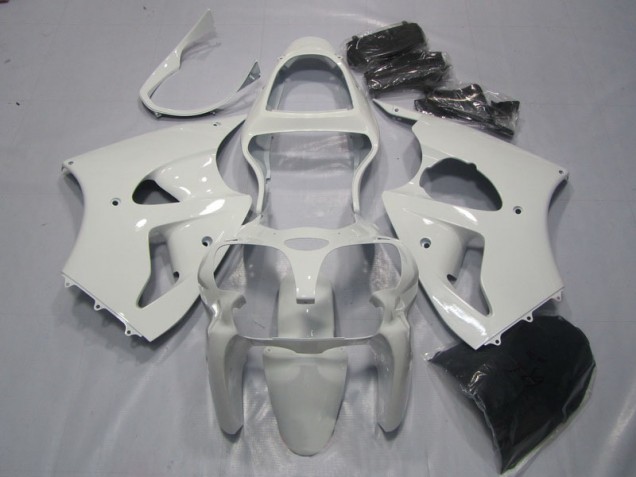 Cheap 2000-2002 White Kawasaki ZX6R Bike Fairing Kit Canada Cheap 2000-2002 White Kawasaki ZX6R Bike Fairing Kit Canada