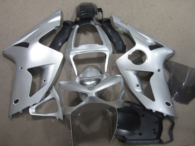 Cheap 2003-2004 Silver Kawasaki ZX6R Motorcycle Fairings Kit Canada