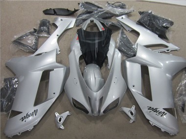 Cheap 2007-2008 Silver Kawasaki ZX6R Bike Fairing Canada