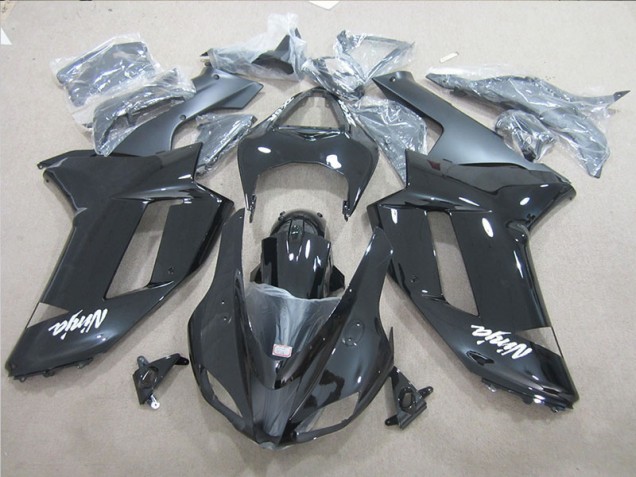 Cheap 2007-2008 Black Ninja Kawasaki ZX6R Motor Bike Fairings Canada Cheap 2007-2008 Black Ninja Kawasaki ZX6R Motor Bike Fairings Canada