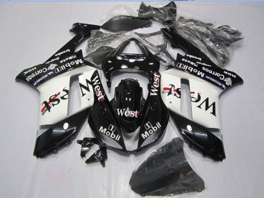 Cheap 2007-2008 Black West Mobil Kawasaki ZX6R Motorcycle Bodywork Canada