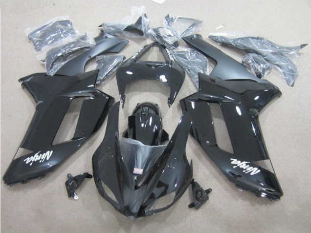 Cheap 2007-2008 Black White Kawasaki ZX6R Motor Bike Fairings Canada Cheap 2007-2008 Black White Kawasaki ZX6R Motor Bike Fairings Canada